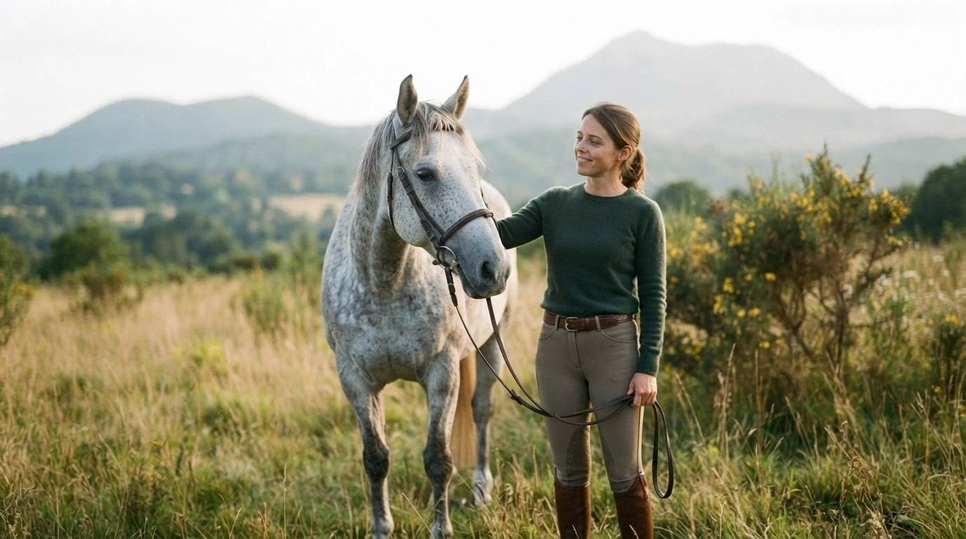 Cours d'équitation à Souvigny, Allier
